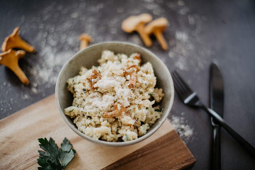 eierschwammerl risotto high carb