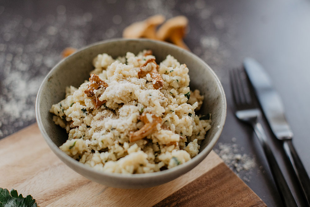 foodblog wien eierschwammerl risotto